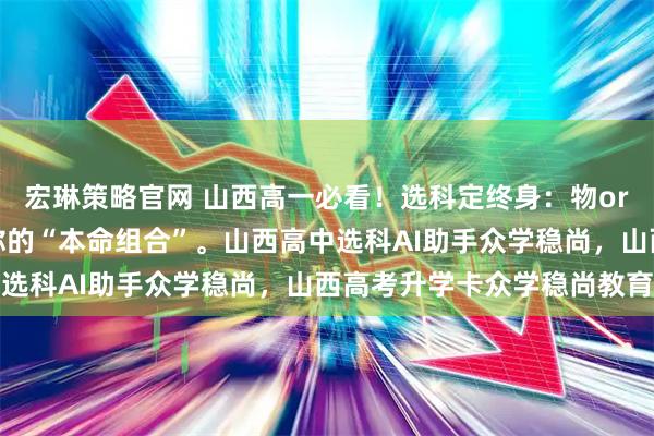 宏琳策略官网 山西高一必看！选科定终身：物or史一锤定音。快来找到你的“本命组合”。山西高中选科AI助手众学稳尚，山西高考升学卡众学稳尚教育