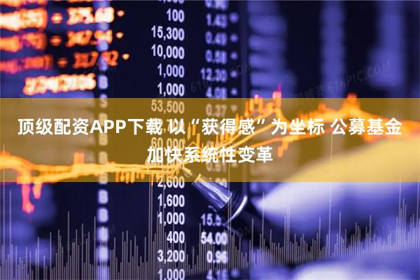 顶级配资APP下载 以“获得感”为坐标 公募基金加快系统性变革